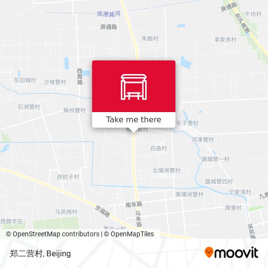 郑二营村 map
