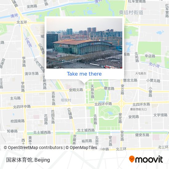国家体育馆 map