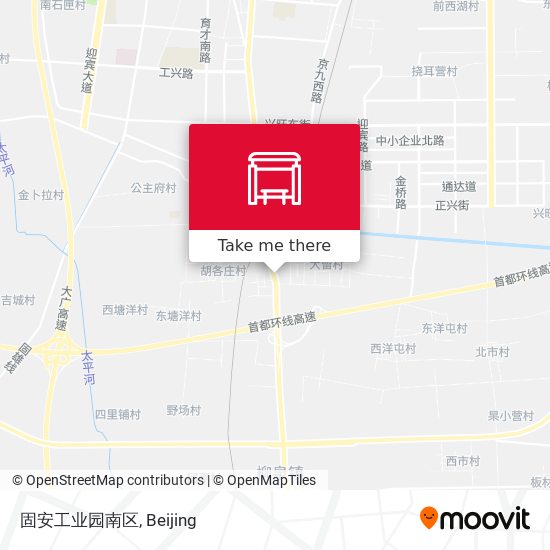 固安工业园南区 map
