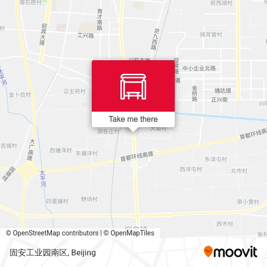 固安工业园南区 map