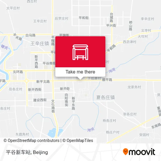 平谷新车站 map