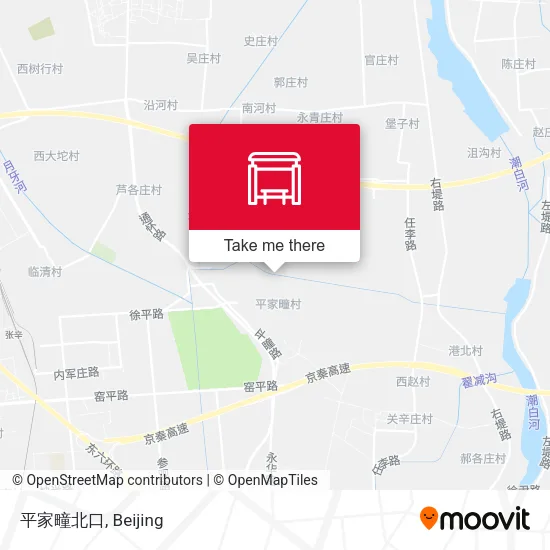 平家疃北口 map