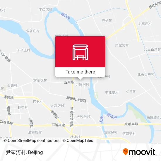 尹家河村 map