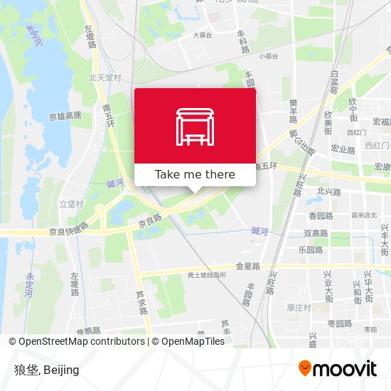 狼垡 map