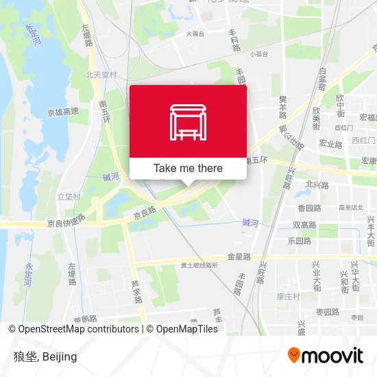 狼垡 map