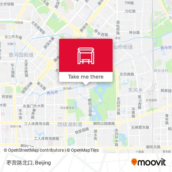 枣营路北口 map