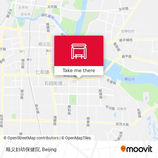 顺义妇幼保健院 map