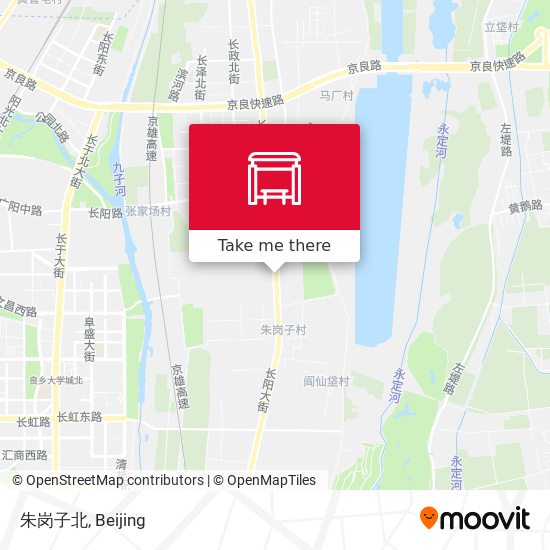 朱岗子北 map