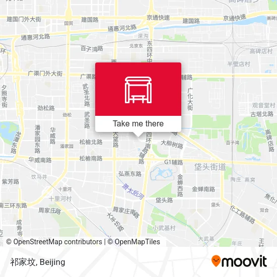 祁家坟 map