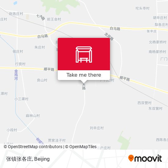 张镇张各庄 map