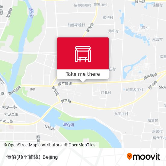 俸伯(顺平辅线) map