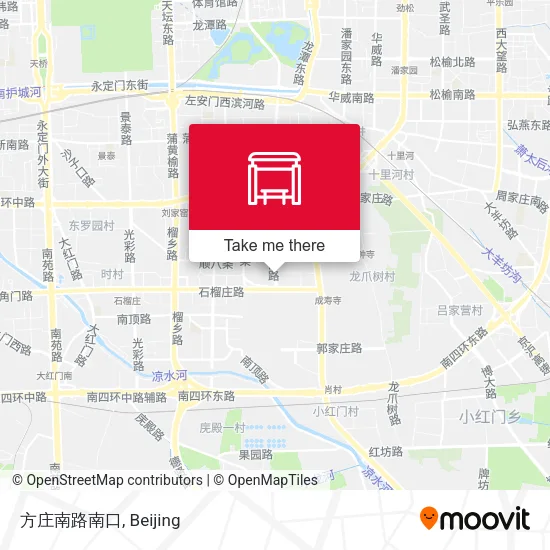 方庄南路南口 map