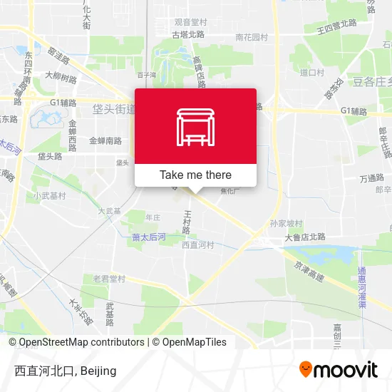 西直河北口 map