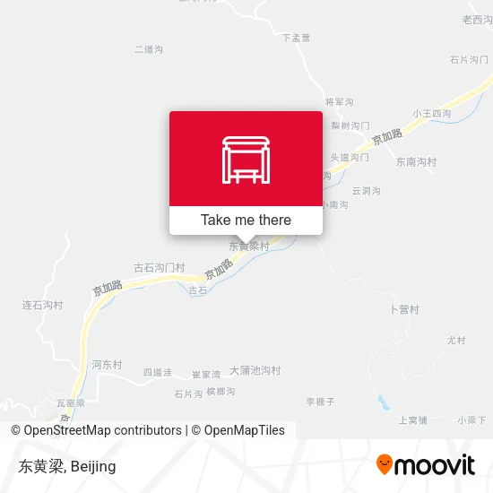 东黄梁 map