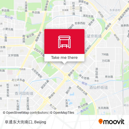 阜通东大街南口 map