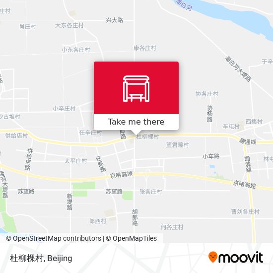 杜柳棵村 map