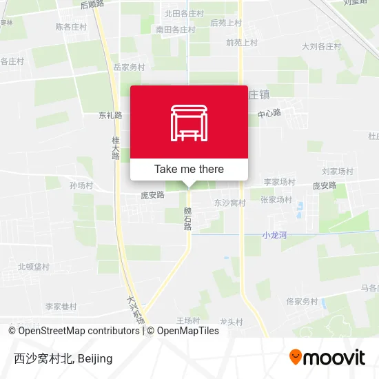 西沙窝村北 map