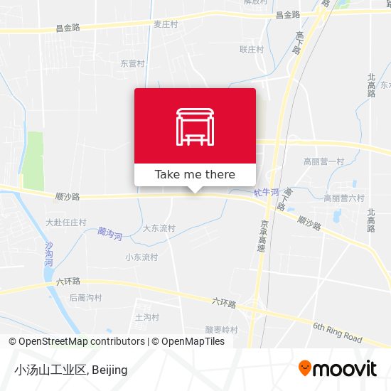 小汤山工业区 map