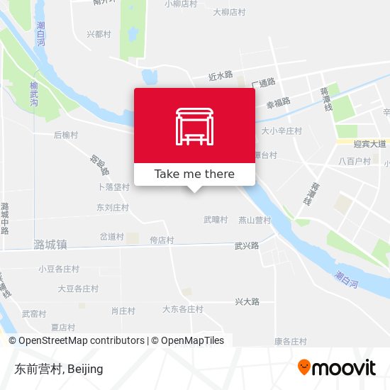 东前营村 map