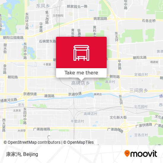 康家沟 map