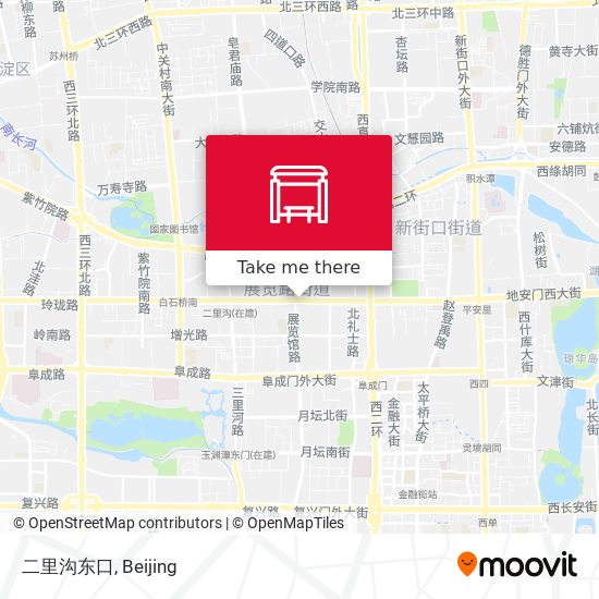 二里沟东口 map