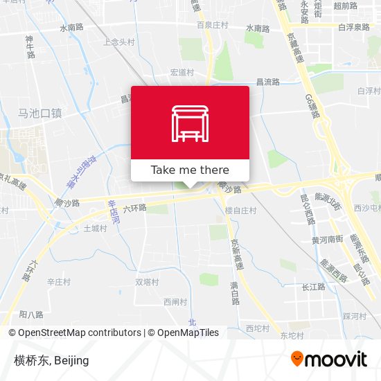 横桥东 map