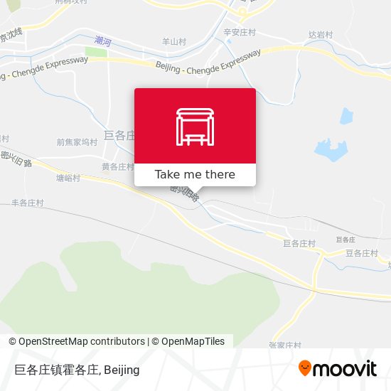 巨各庄镇霍各庄 map