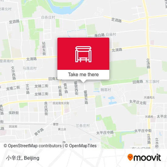 小辛庄 map