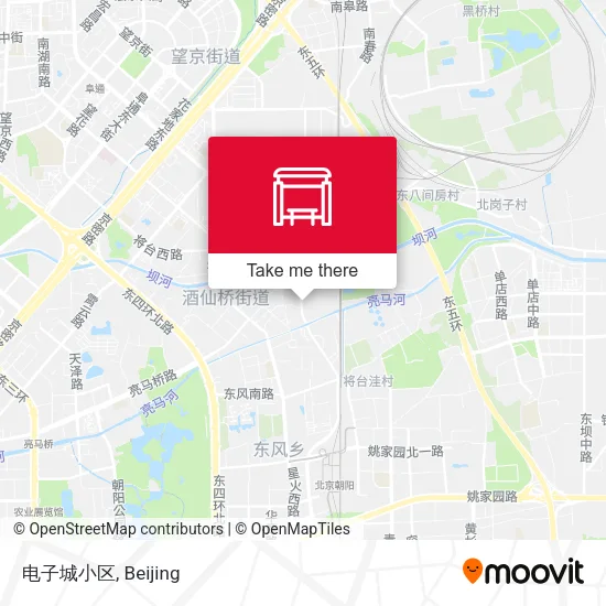 电子城小区 map