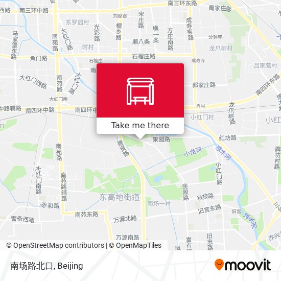 南场路北口 map