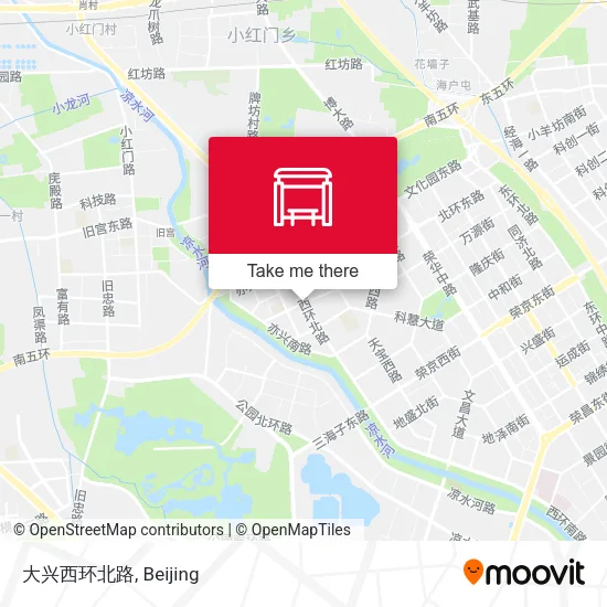 大兴西环北路 map