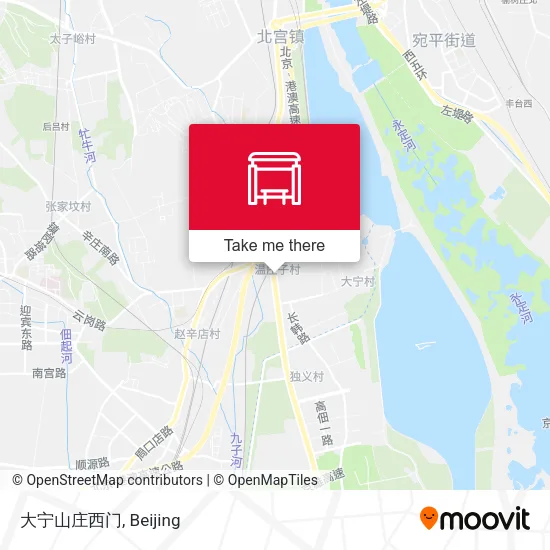 大宁山庄西门 map