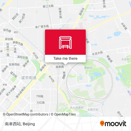 南皋西站 map