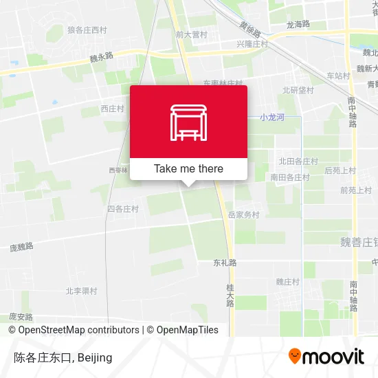 陈各庄东口 map