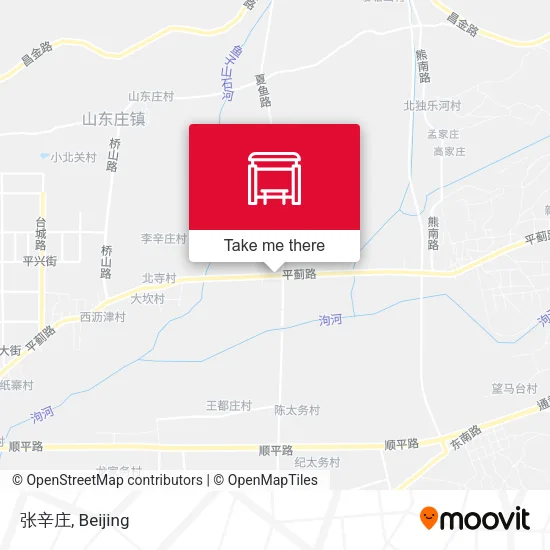 张辛庄 map