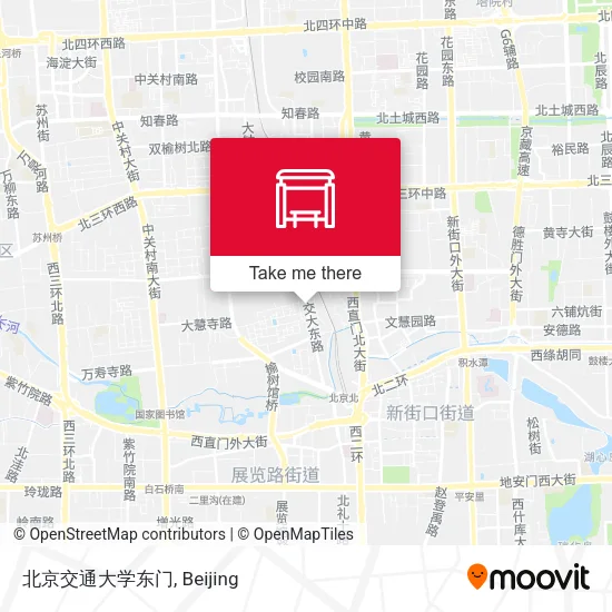 北京交通大学东门 map