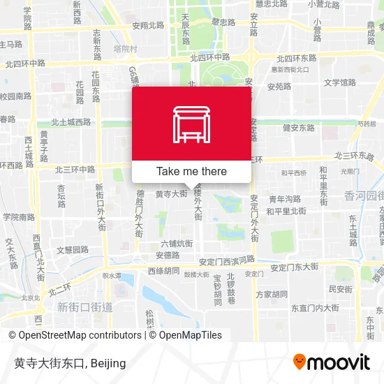 黄寺大街东口 map