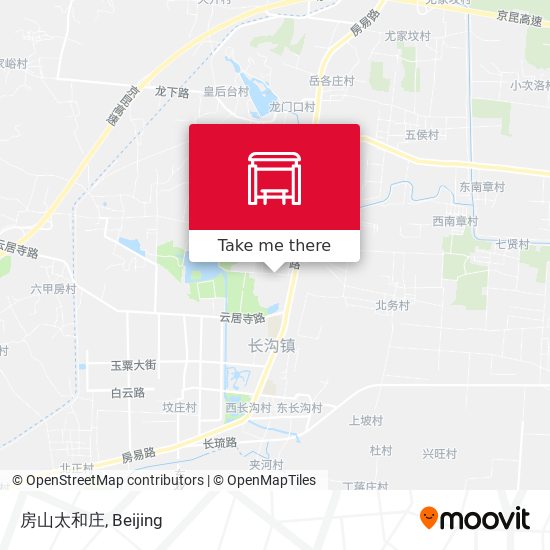 房山太和庄 map