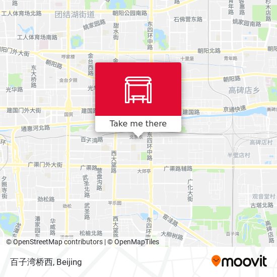 百子湾桥西 map