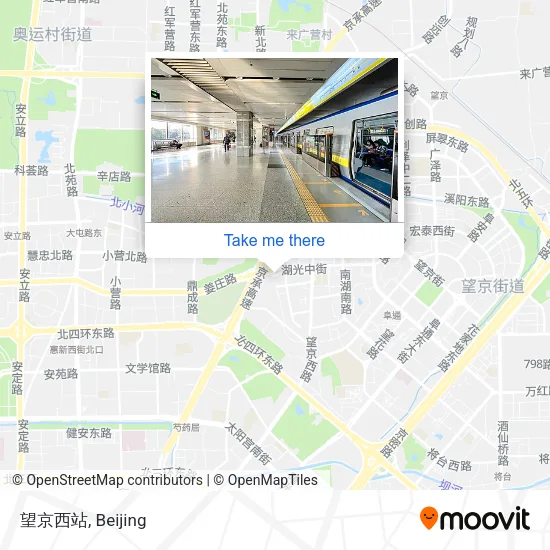 望京西站 map