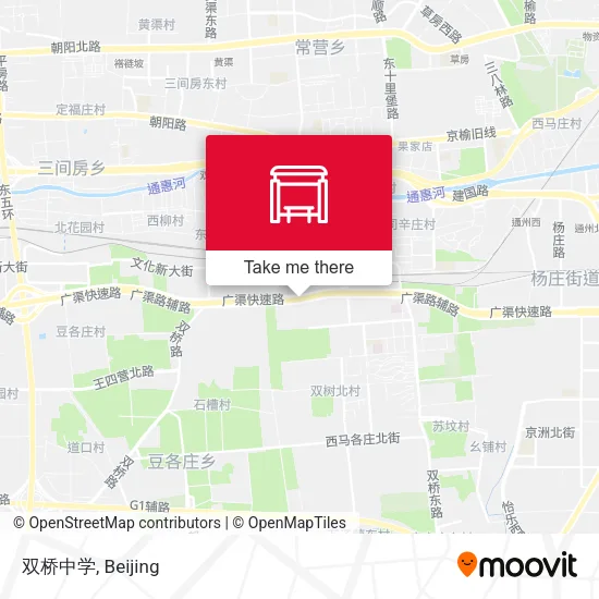 双桥中学 map