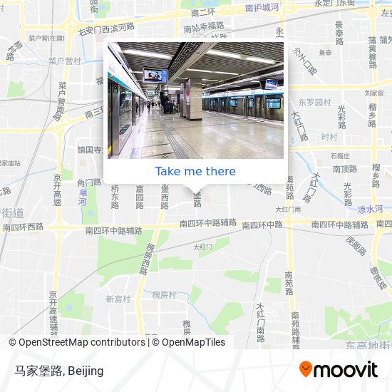 马家堡路 map