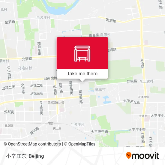 小辛庄东 map