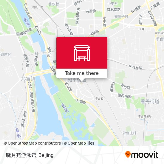晓月苑游泳馆 map