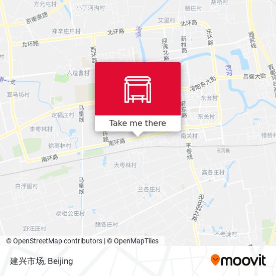 建兴市场 map