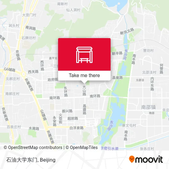 石油大学东门 map