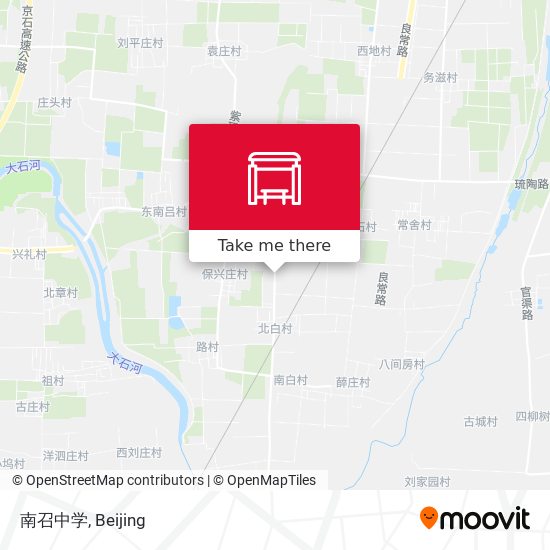 南召中学 map