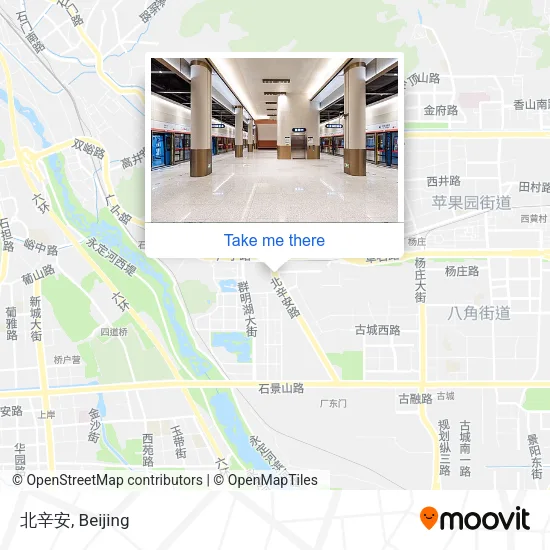 北辛安 map