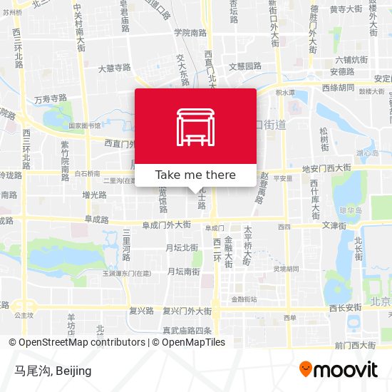 马尾沟 map