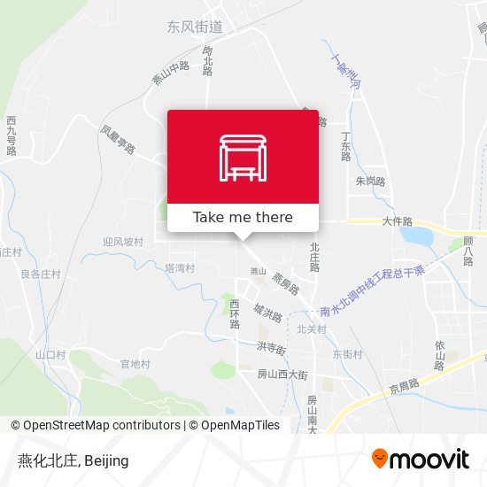 燕化北庄 map